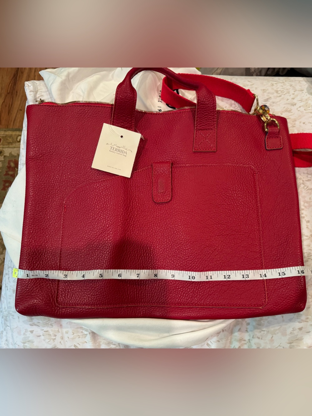 Terrida Red Handbag - Picture 11 of 11